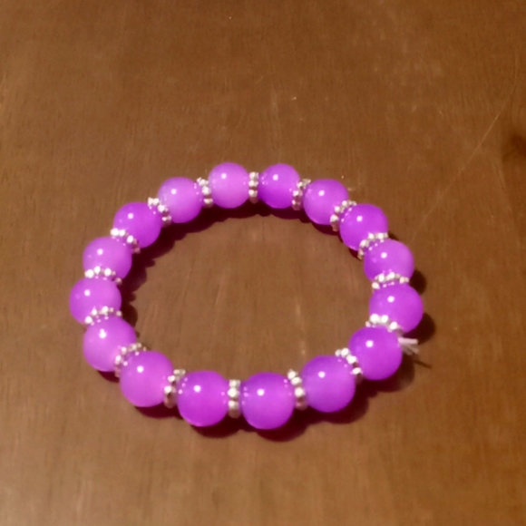 Purple stretch bracelet for kids - Picture 1 of 1